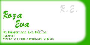 roza eva business card